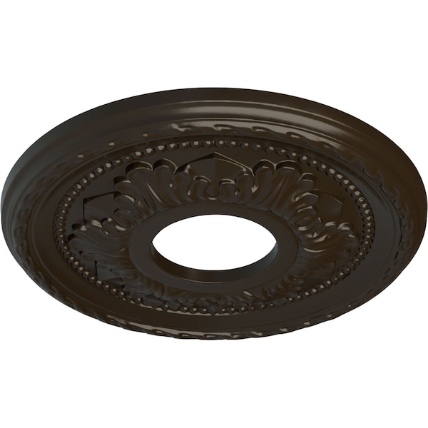 Palmetto Ceiling Medallion (Fits Canopies Up To 4 7/8), 12 1/8OD X 3 1/2ID X 1P